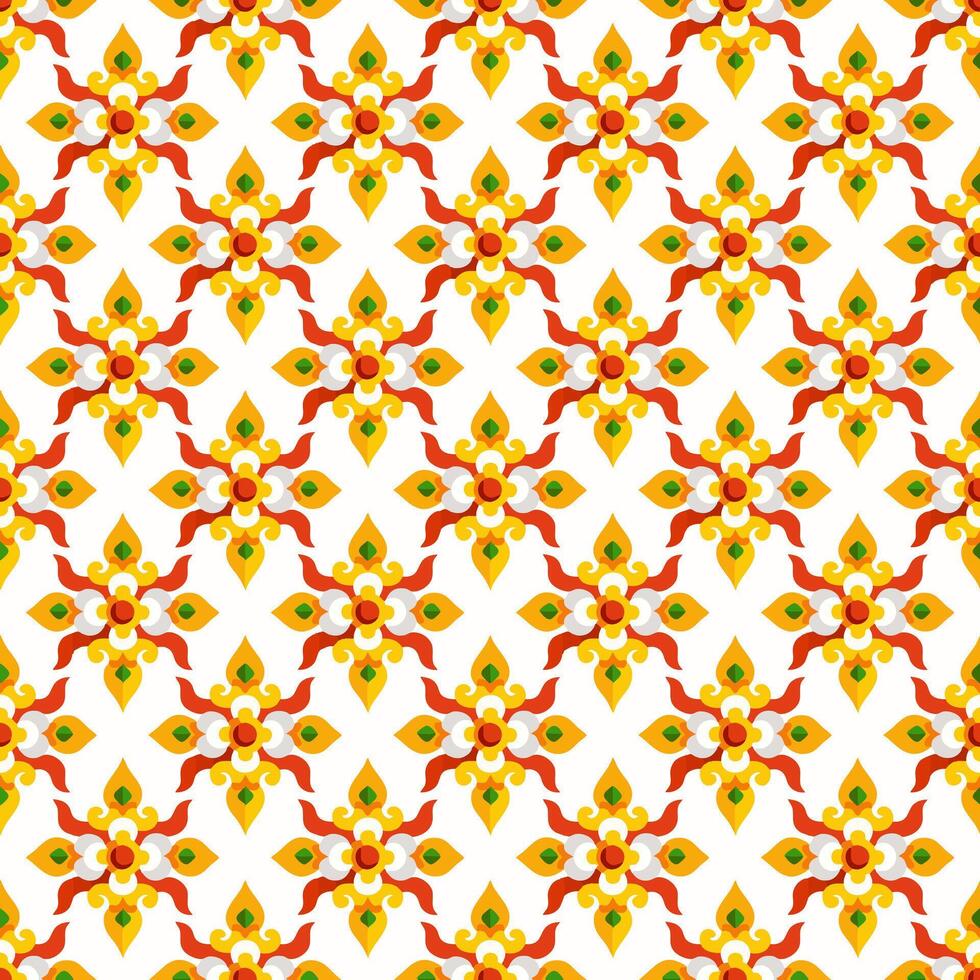 a red and yellow pattern on a white background vector