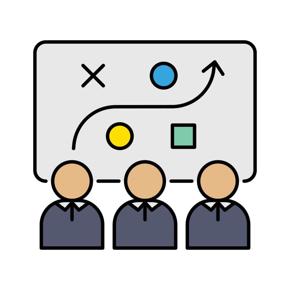 Single Icon Presentation, Perfect for Presentation, Website, Apps and more, Icon Line Color Style vector