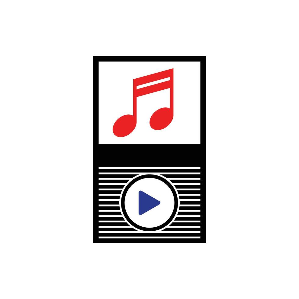 Note music logoS and symbol vector