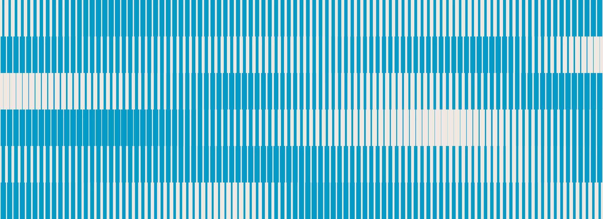 Blue and beige striped halftone gradient texture. Fading line gradation background. Repeating strip pattern backdrop. Parallel lines wallpaper. Halfton patern overlay. Doppler effect concept vector