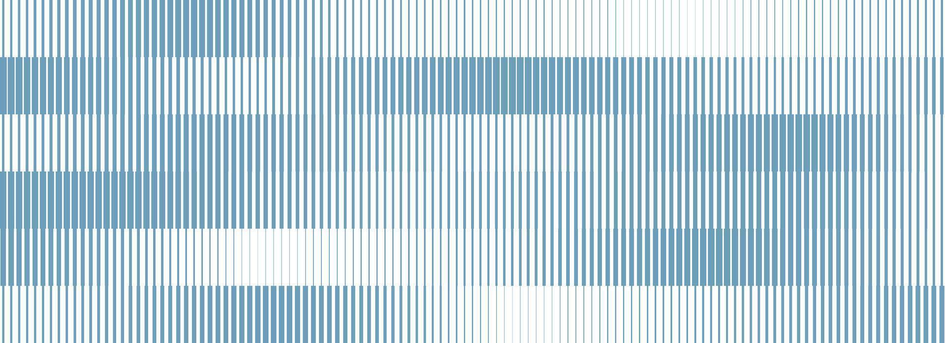 Grey and blue striped halftone gradient texture. Fading line gradation background. Repeating strip pattern backdrop. Parallel lines wallpaper. Halfton patern overlay. Doppler effect concept vector