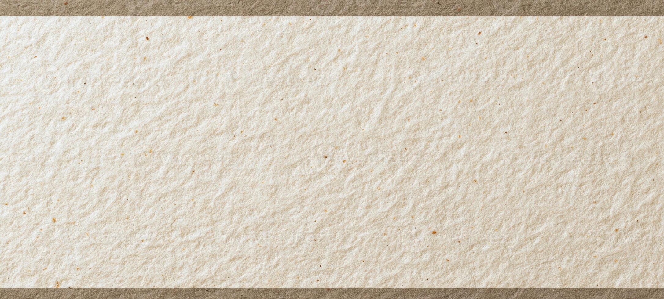 The textured paper background with a natural handmade appearance and rustic elegance. photo