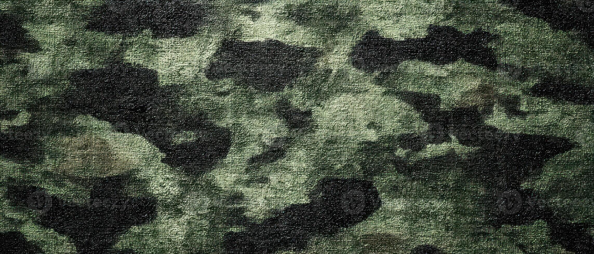 The camouflage pattern showcasing a tactile and visually striking design. photo