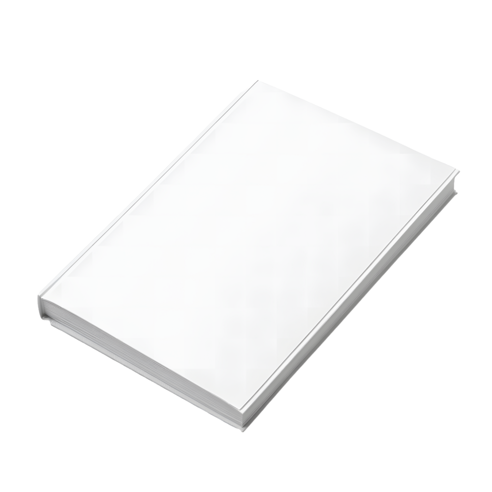 A simple white rectangular object with clean edges isolated on transparent background png