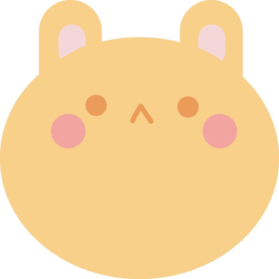 Cute bear wild animal icon. Cute pastel items for sticky notes, memo or notebook stickers elements. vector