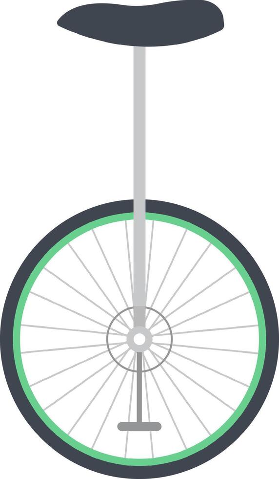 Unicycle Vehicle Icon vector