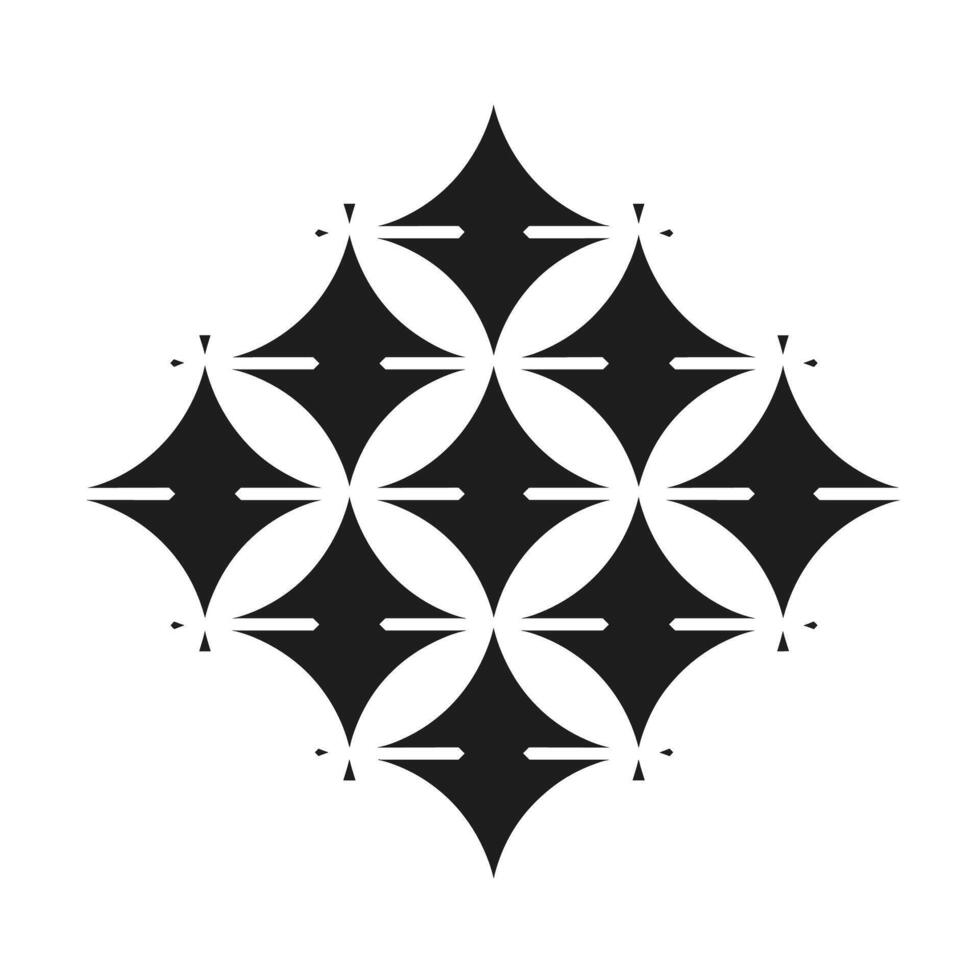 Intricate Design Inspired by the Architecture of Alhambra, Featuring Laser Cut Patterns vector