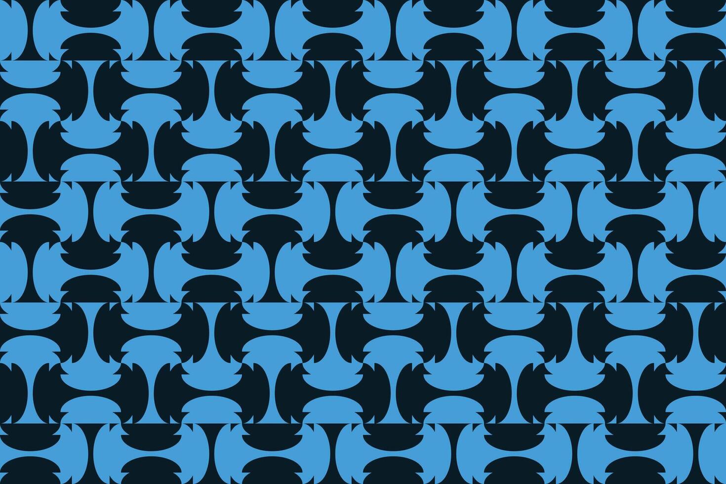 A blue and black pattern with a large number of small shapes vector