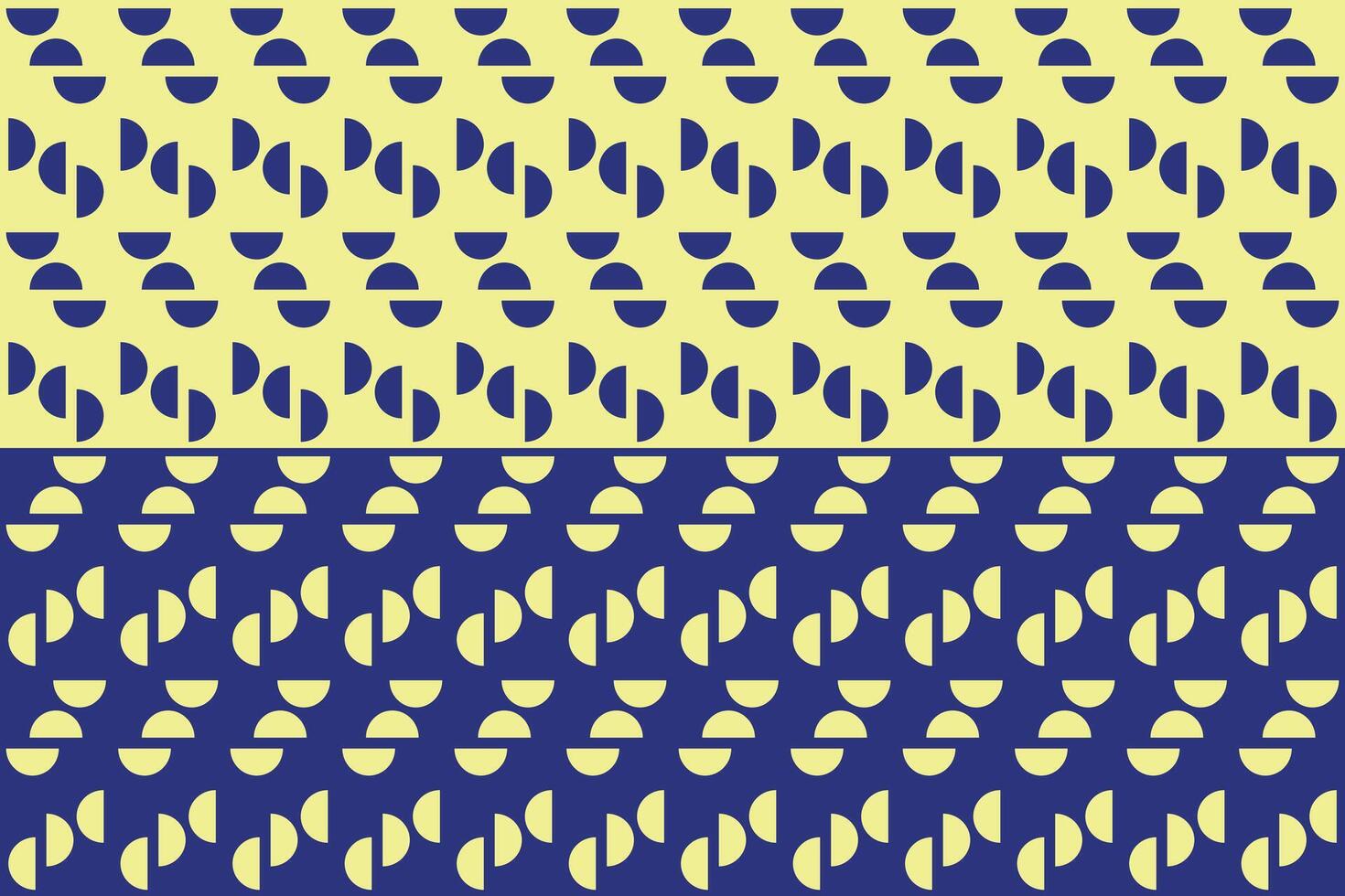 A blue and yellow pattern with a pattern vector