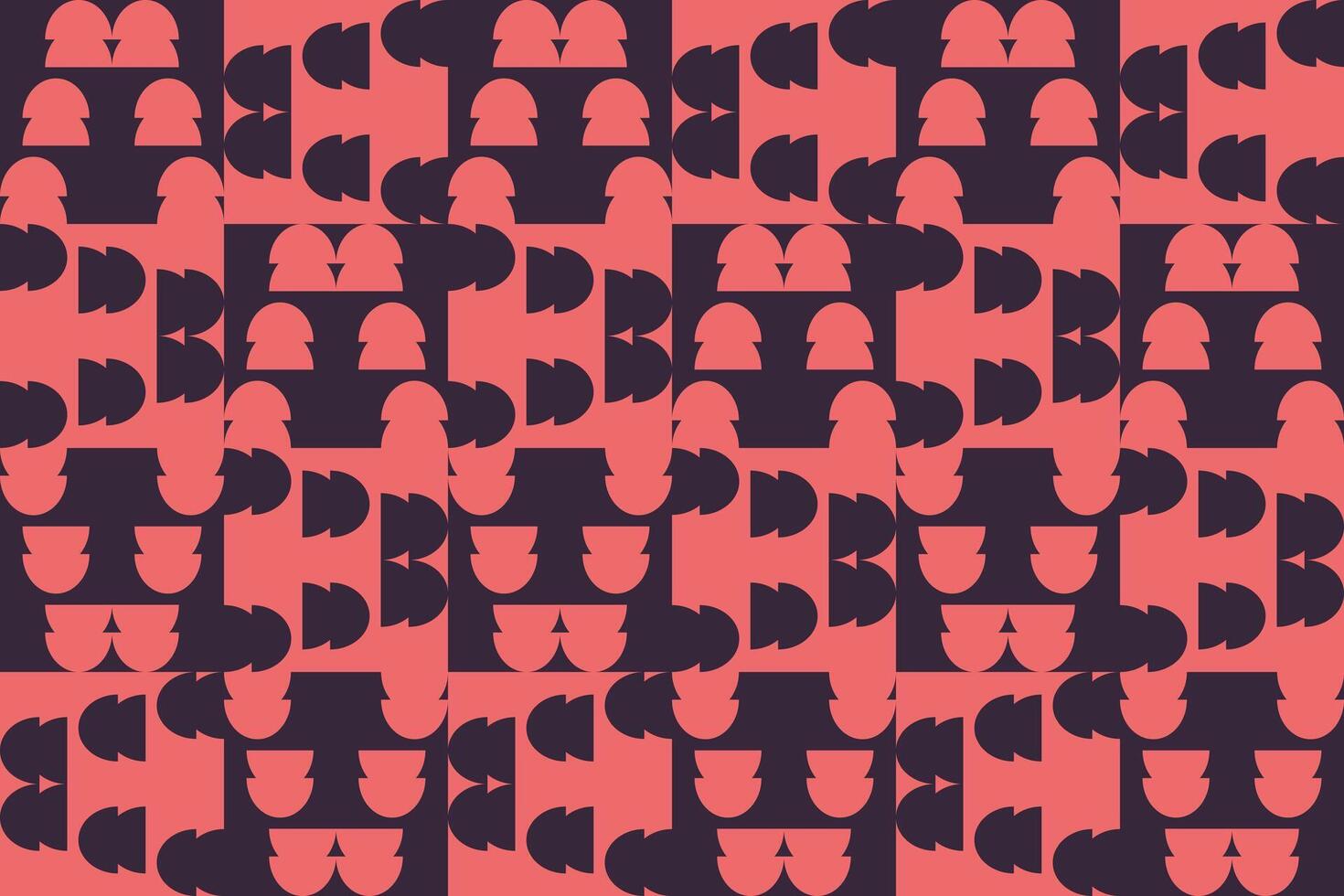 A pattern with many shapes on it vector