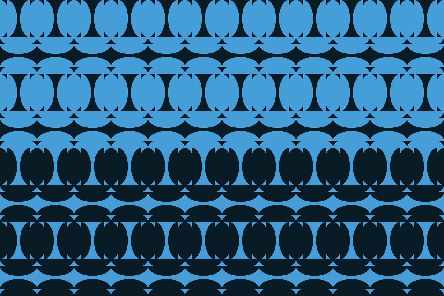 A blue and black pattern with a circle in the middle vector