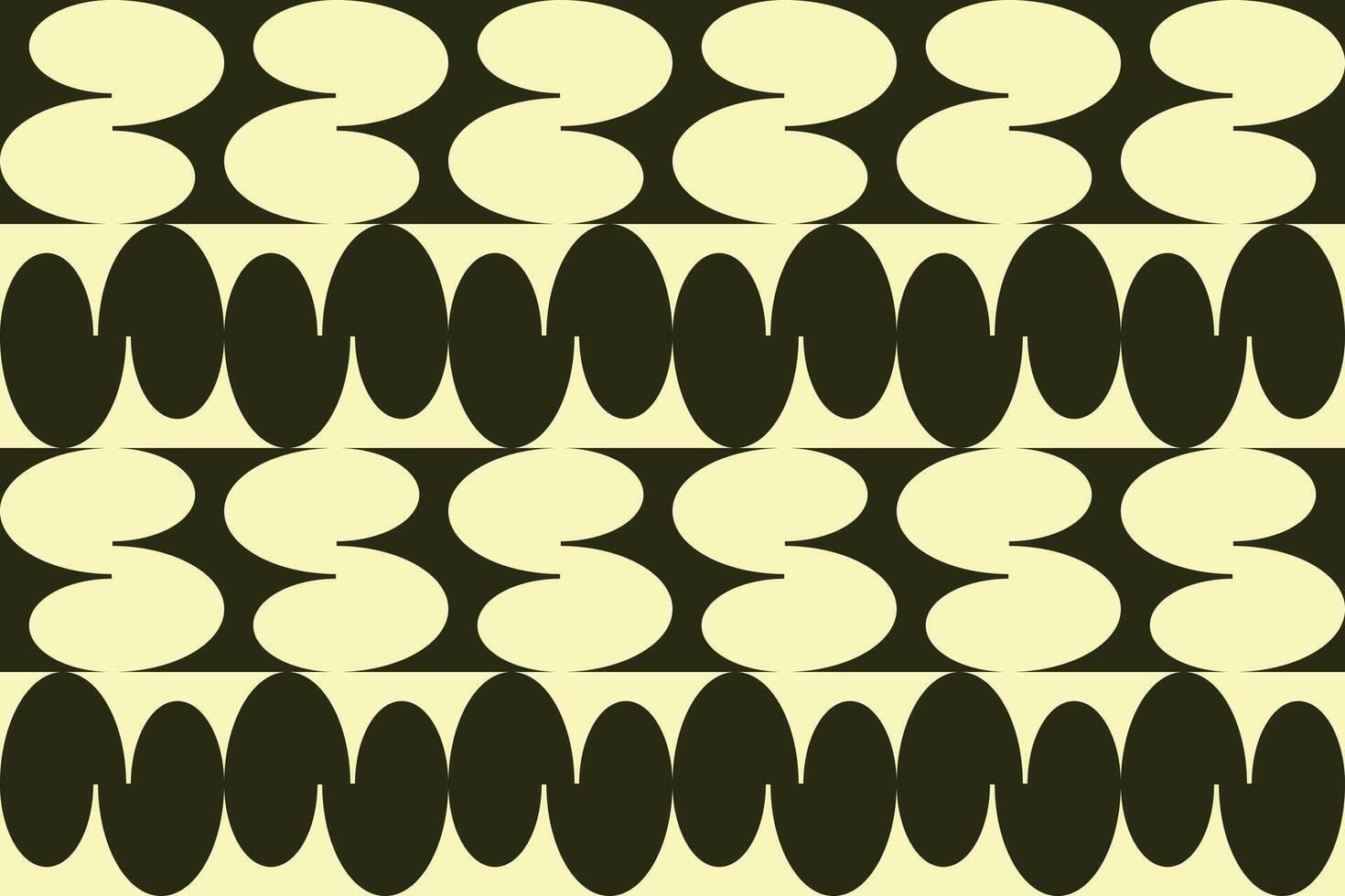 A black and yellow pattern with a large number of circles vector