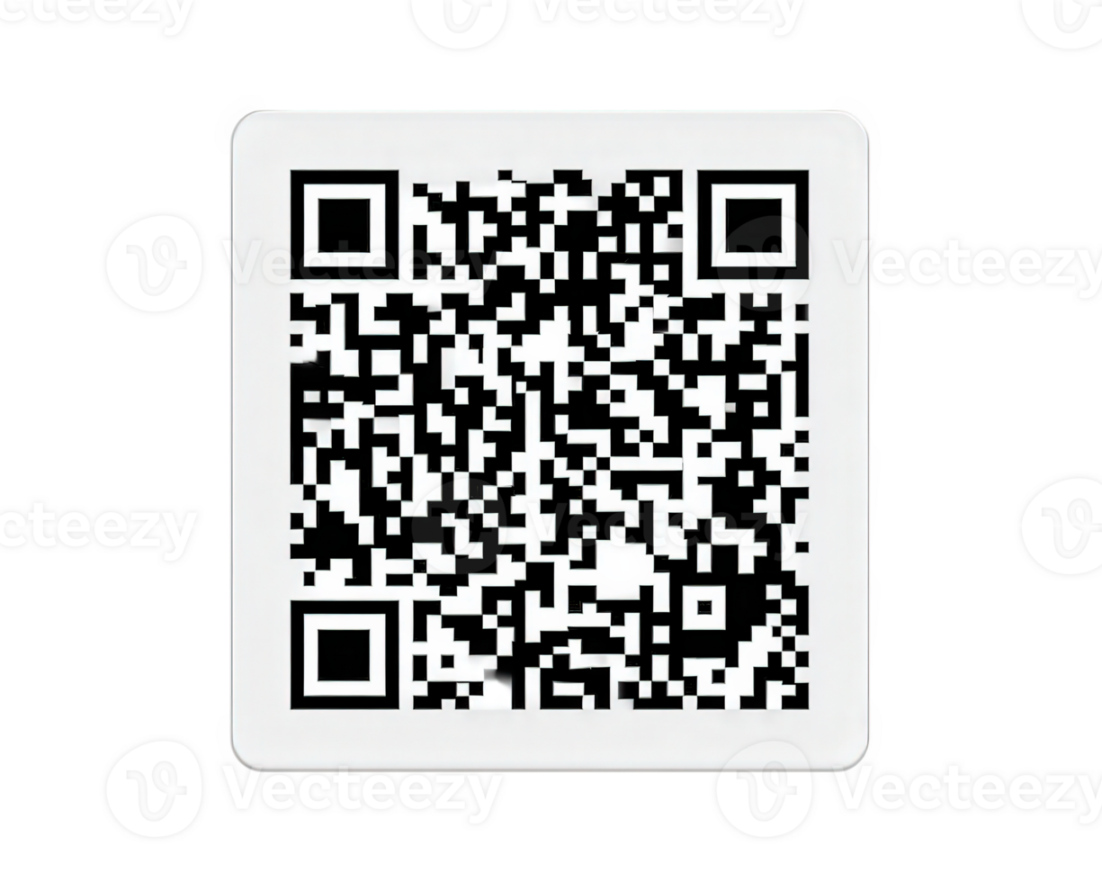 quadrado Preto e branco qr código objeto isolado em transparência fundo, digital tecnologia, moderno, simples, e limpar \ limpo Projeto para digitalização e em formação Acesso png