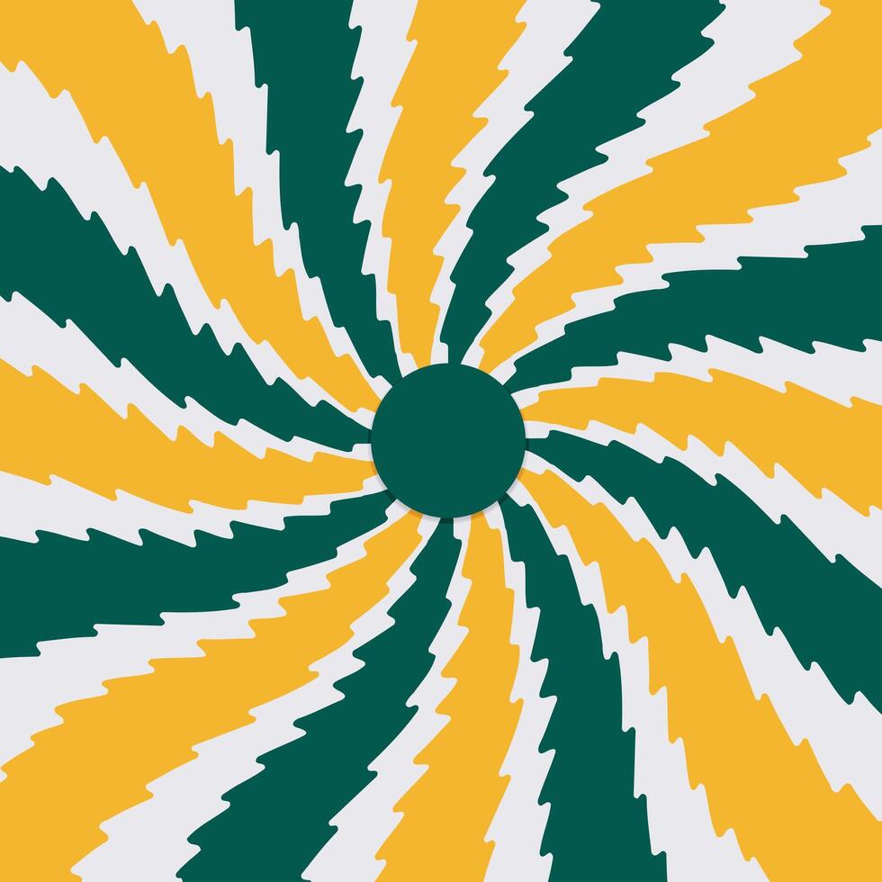 Colorful spiral pattern design vector