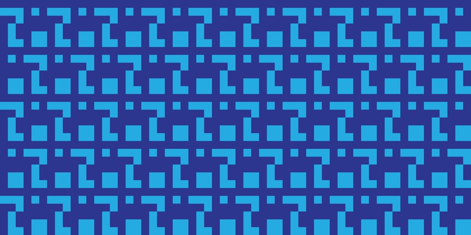 Blue Rectangular Pattern With Geometric Symmetry and Digital Style vector