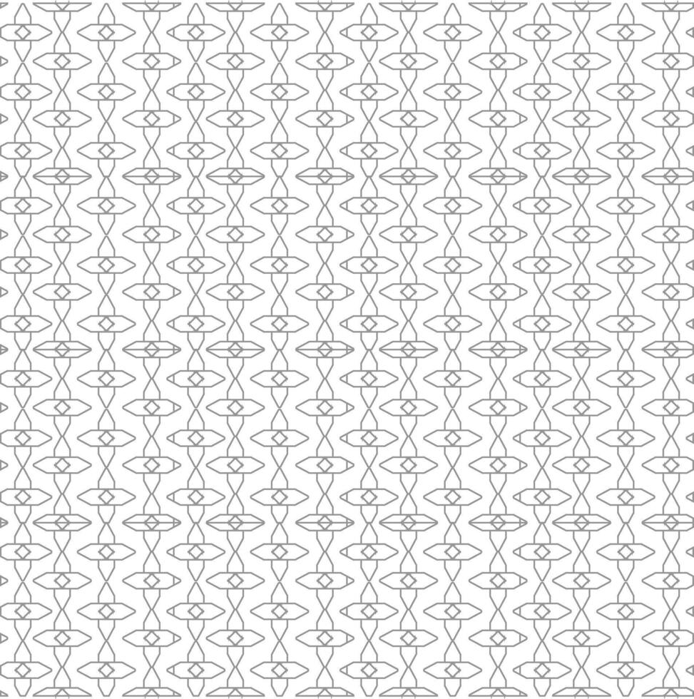 Geometric seamless pattern with abstract diamond shapes in minimal linear style for backgrounds and textiles vector