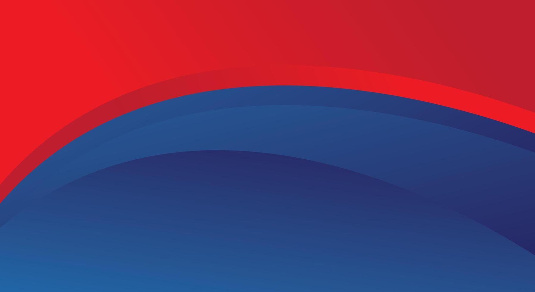 Abstract blue and red gradient background for business banner or presentation vector