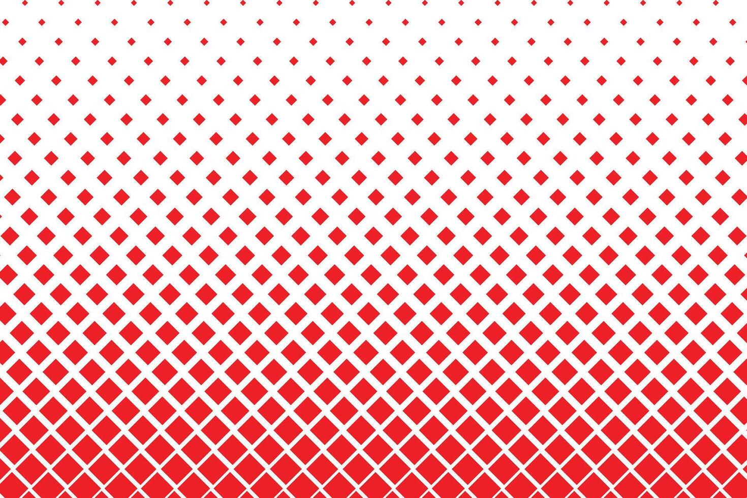 simple red color small square halftone pattern red diamond fade abstract geometric composition vector