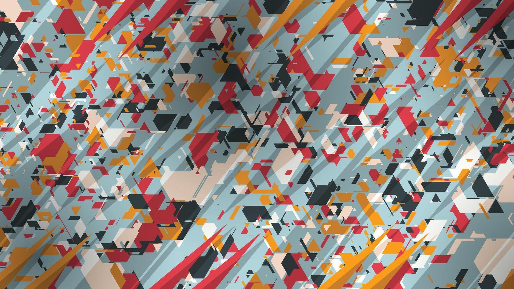 Dynamic Abstract Geometric Background with Diagonal Shapes vector