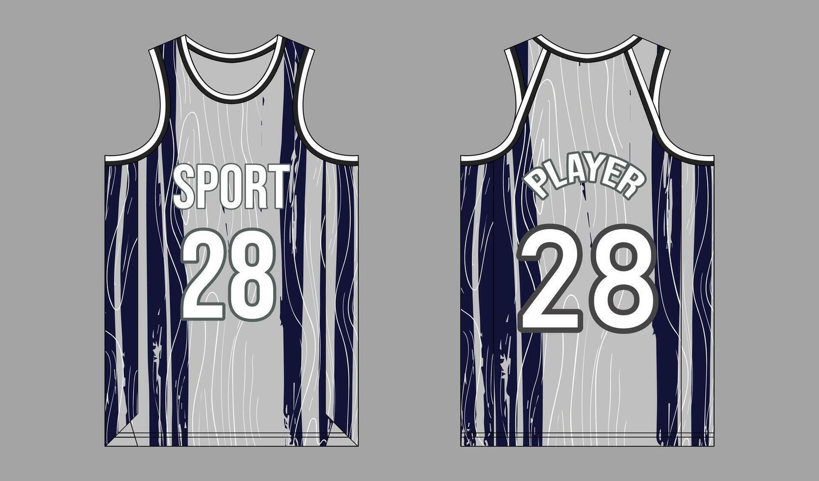 Sport jersey with player number 28 vector