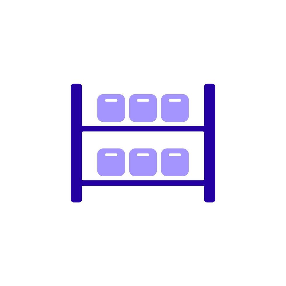 Icon a shelf vector