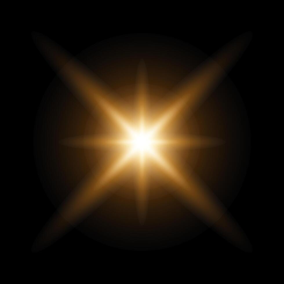 Bright glowing star illustration vector