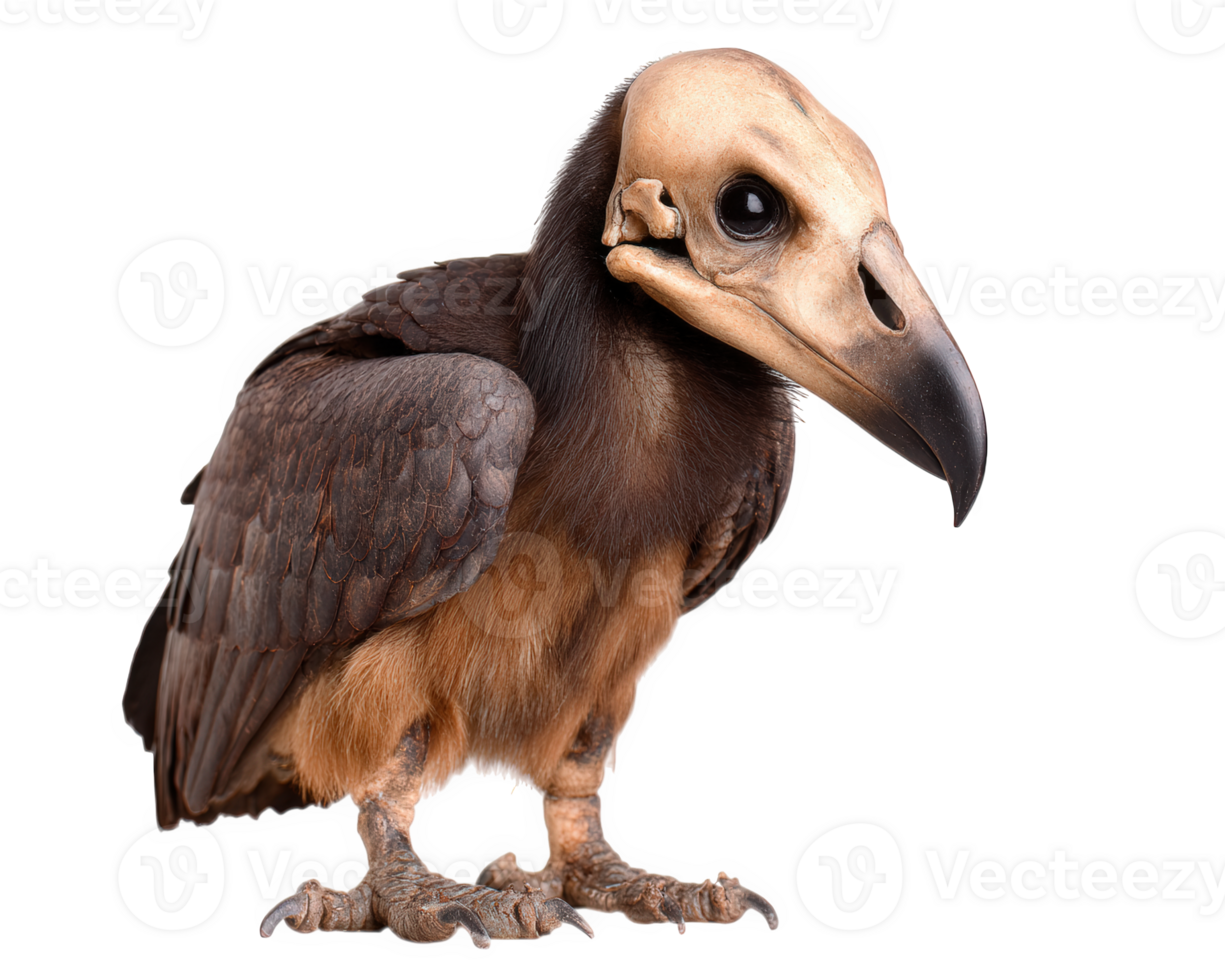 Unique and rare fossil of prehistoric bird, showcasing intriguing blend of skeletal and feathered features. This ancient creature evokes curiosity and wonder about its existence png