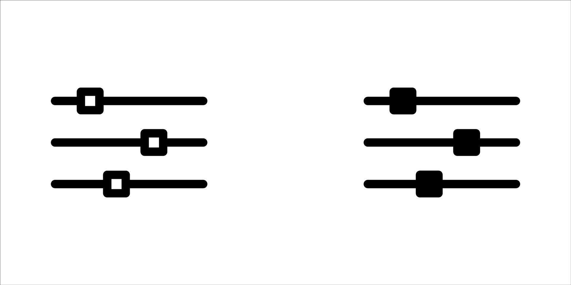 setting sign to control the phone and computer icon set vector