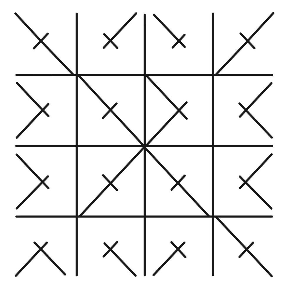 intersectando líneas y formas modelo vector