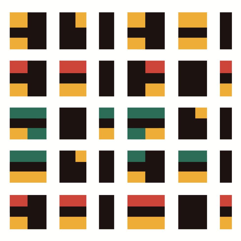 Geometric colorful abstract pattern vector