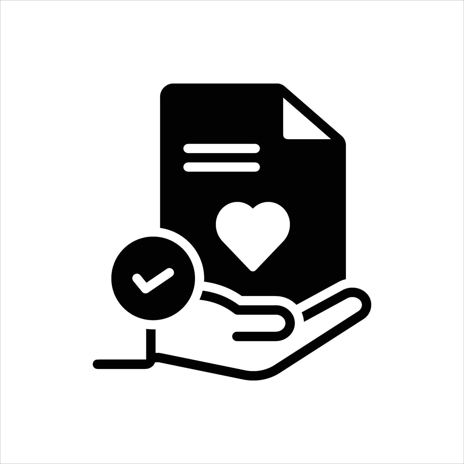 Solid icon acceptance 68662713 Vector Art at Vecteezy