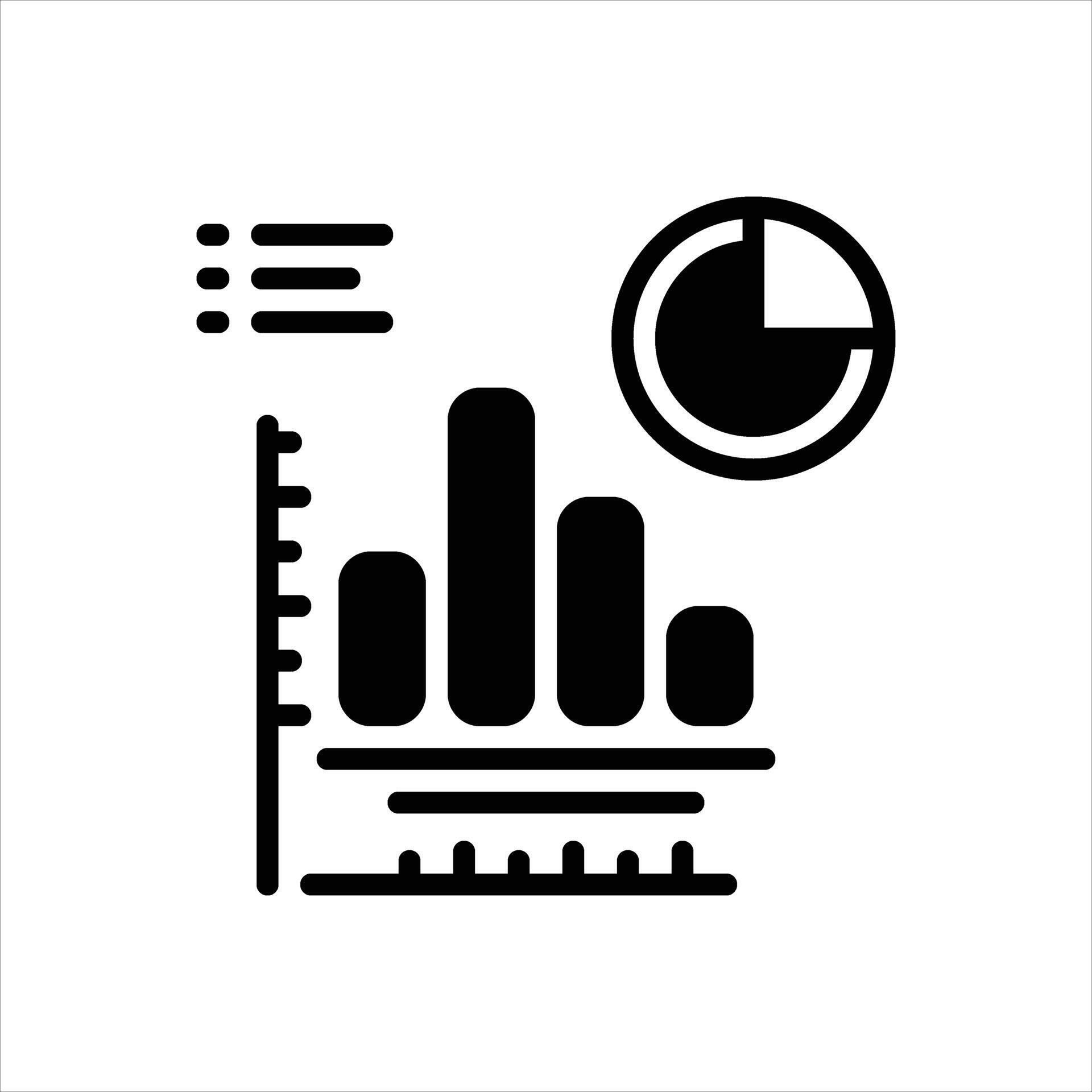 Solid icon chart 68662792 Vector Art at Vecteezy