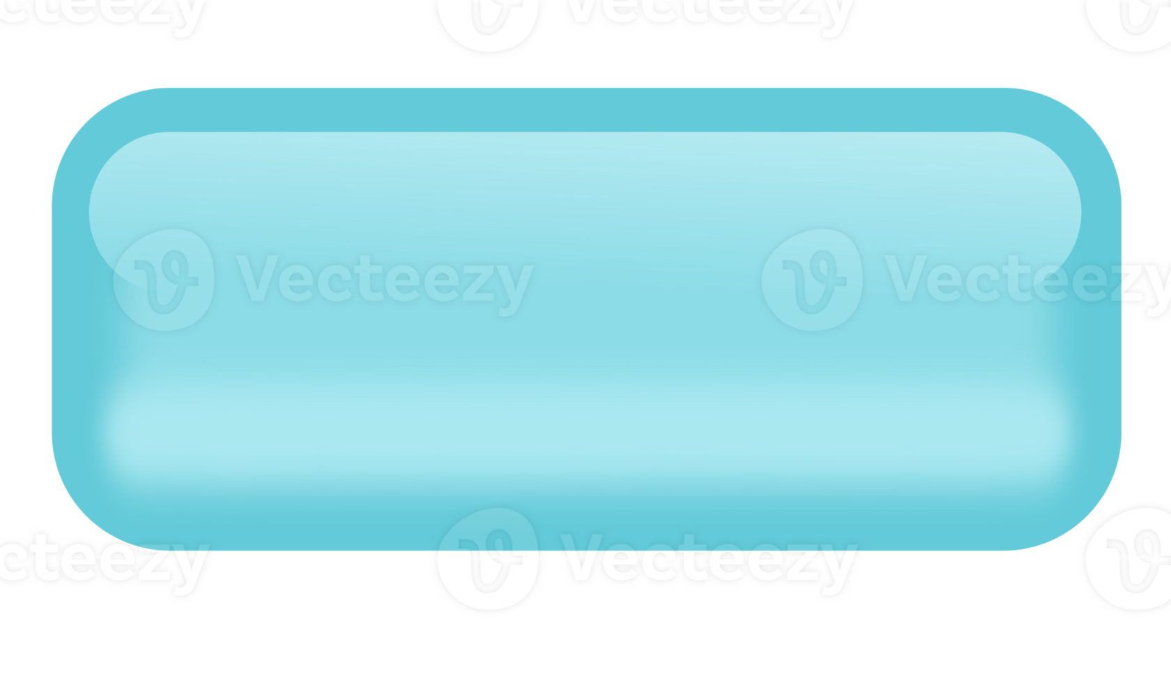 Light blue glossy rounded rectangle button with a soft gradient. png