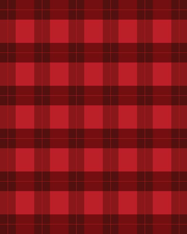red plaid textile pattern vector