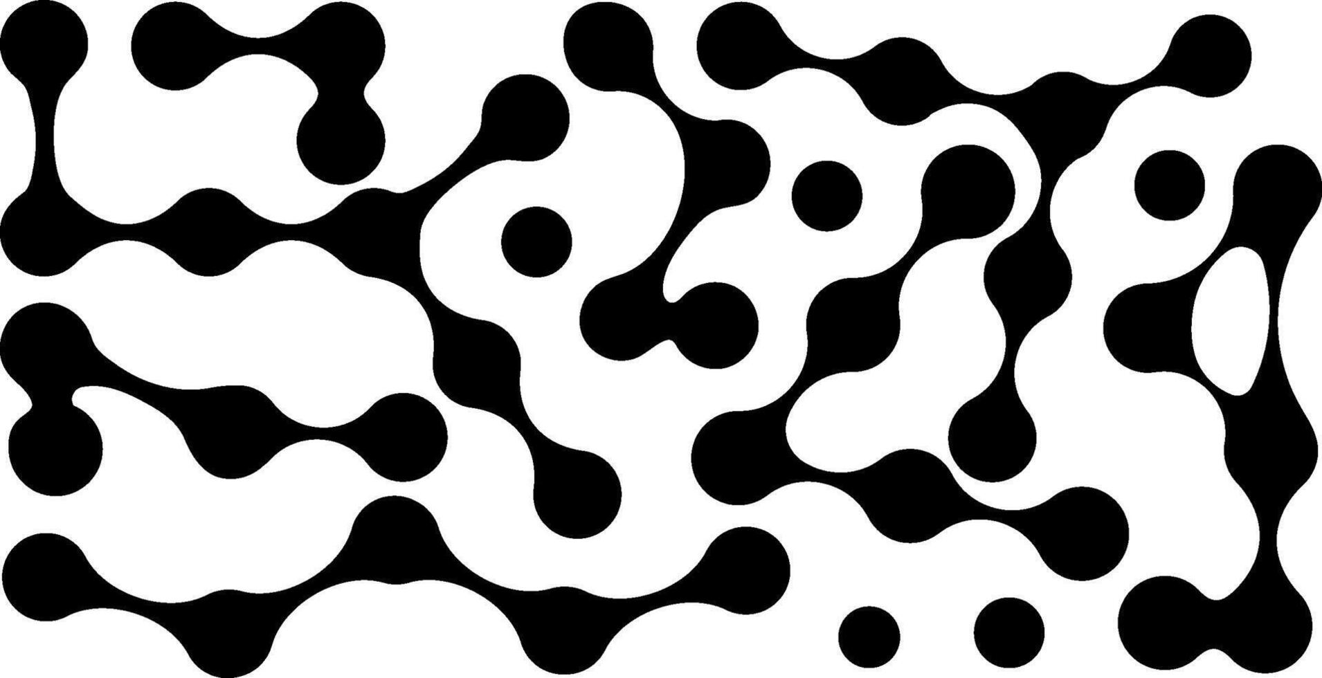 Floating soft blob icons. vector