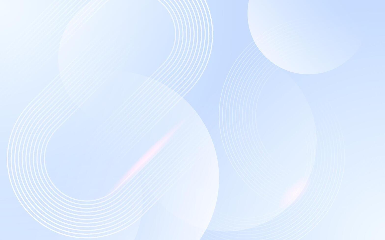 Light blue gradient background with transparent round shapes, ideal for minimalist branding, corporate materials, or clean ads design. vector