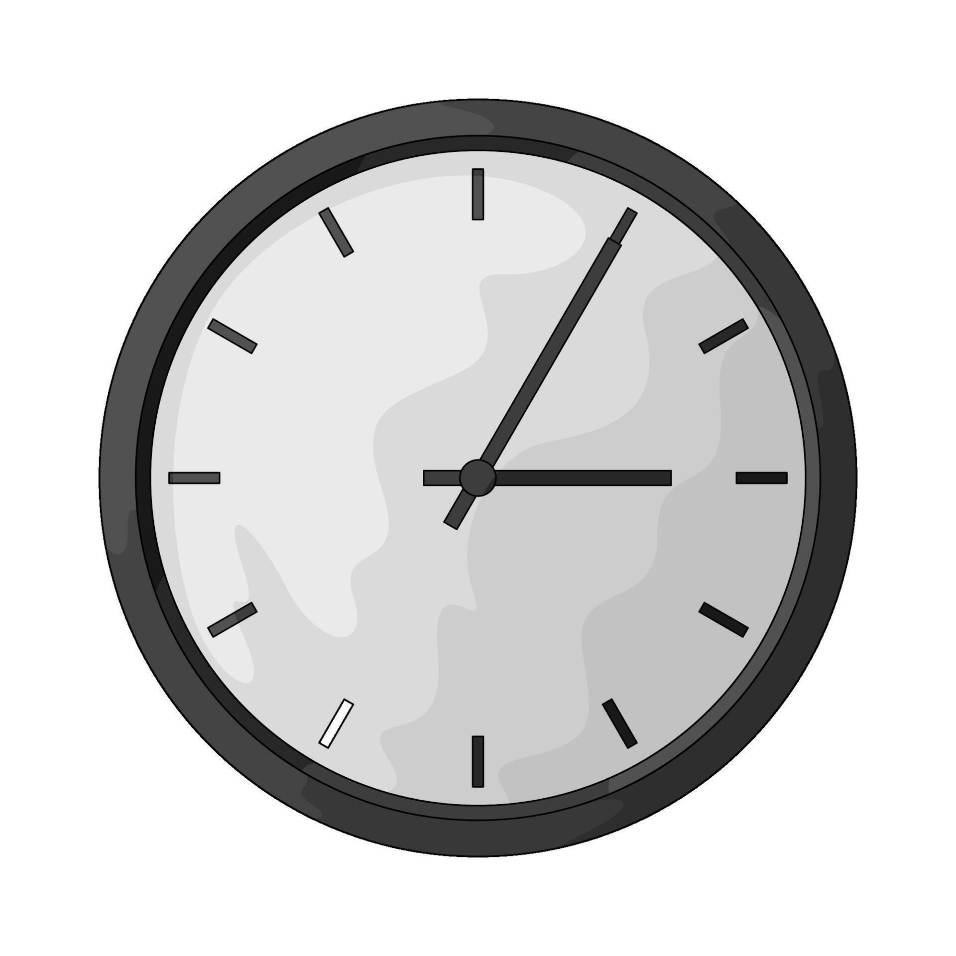 simple wall clock 68692347 Vector Art at Vecteezy