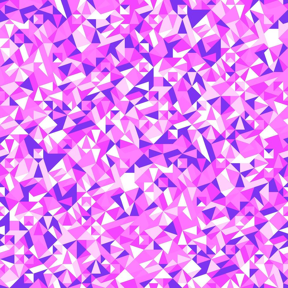 Colorful seamless triangular mosaic pattern background design vector