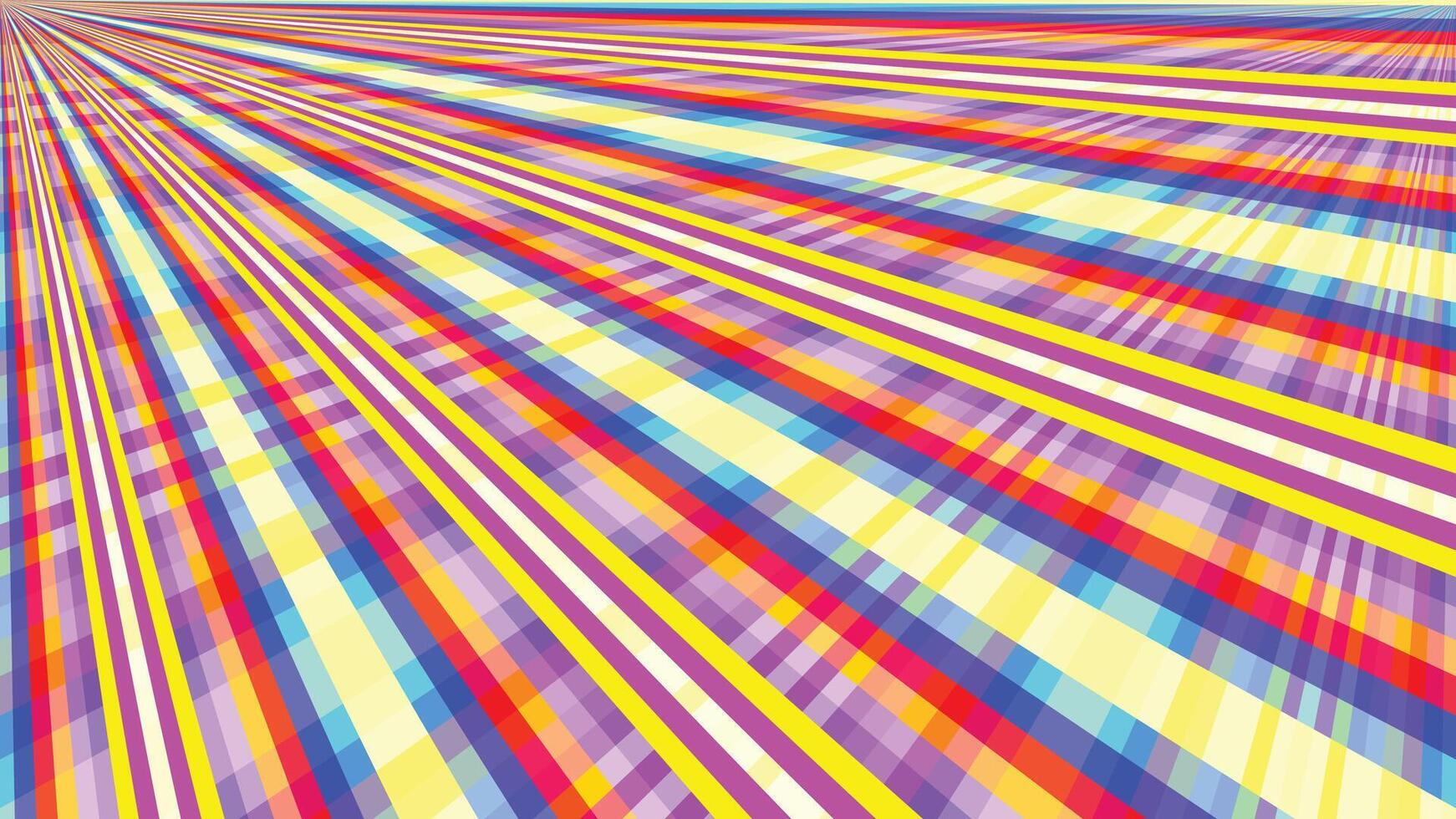 Abstract background with overlapping diagonal blade rays in colorful tones. vector