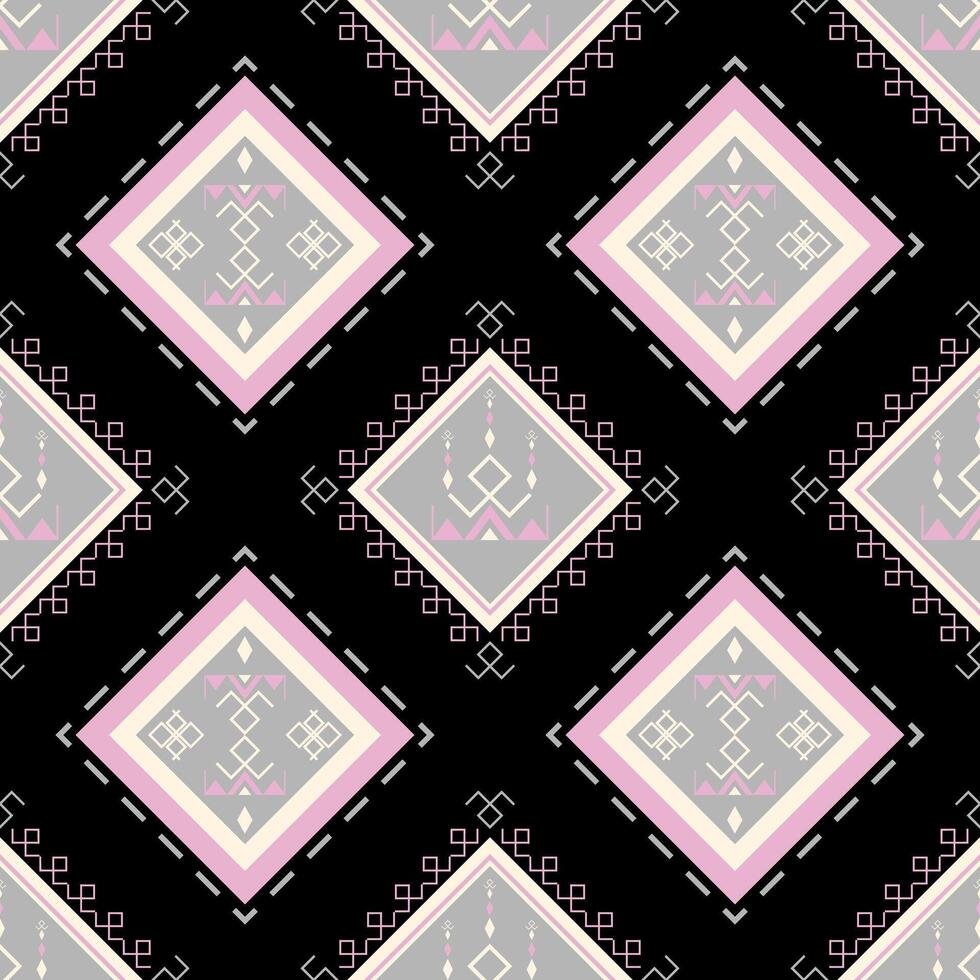 A seamless pattern of diamond-shaped geometric designs in various soft colors, creating a sense of harmony and aesthetic appeal. vector