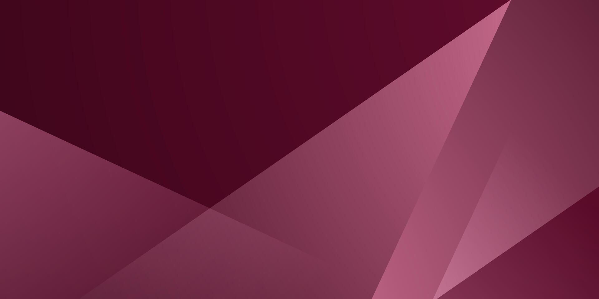 Abstract dark red papercut background. Simple dynamic color overlap triangle shapes pattern element design. vector