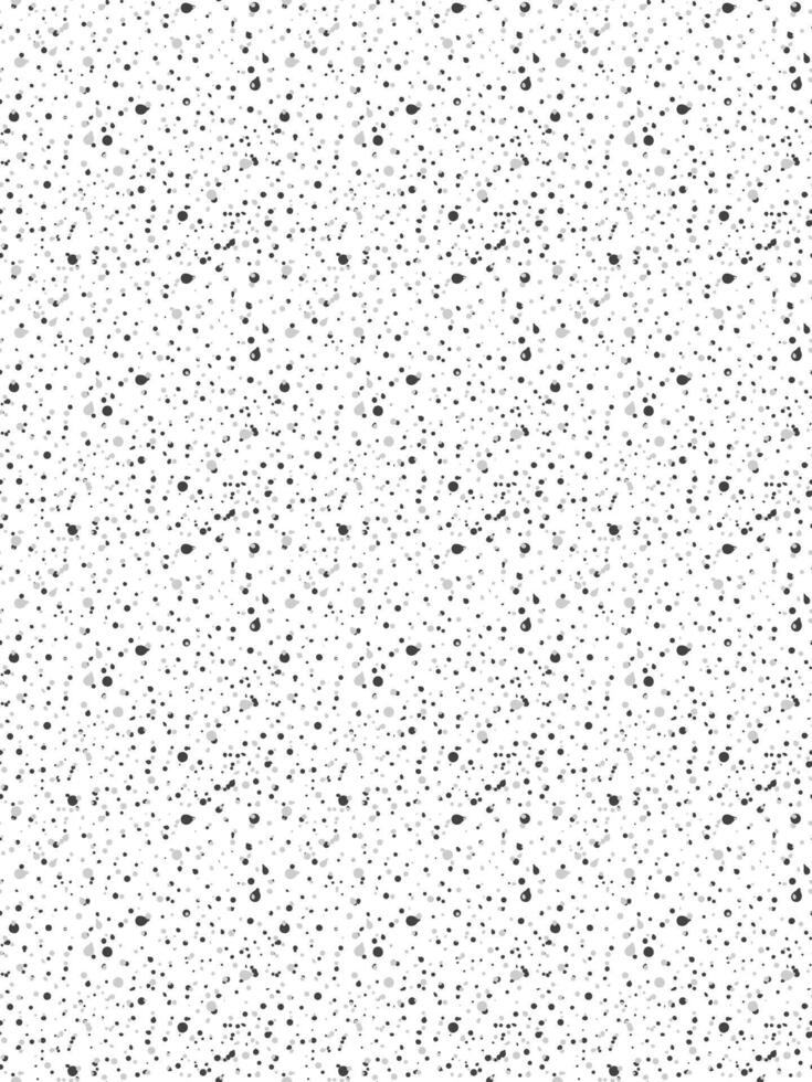 seamless terrazzo pattern black and gray dots on white background abstract marble stone texture for web design decor and scrapbooking vector