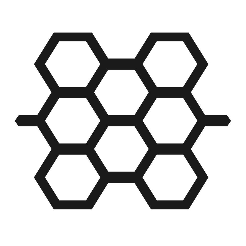 Honeycomb pattern design showcasing geometric shapes in minimalist style vector