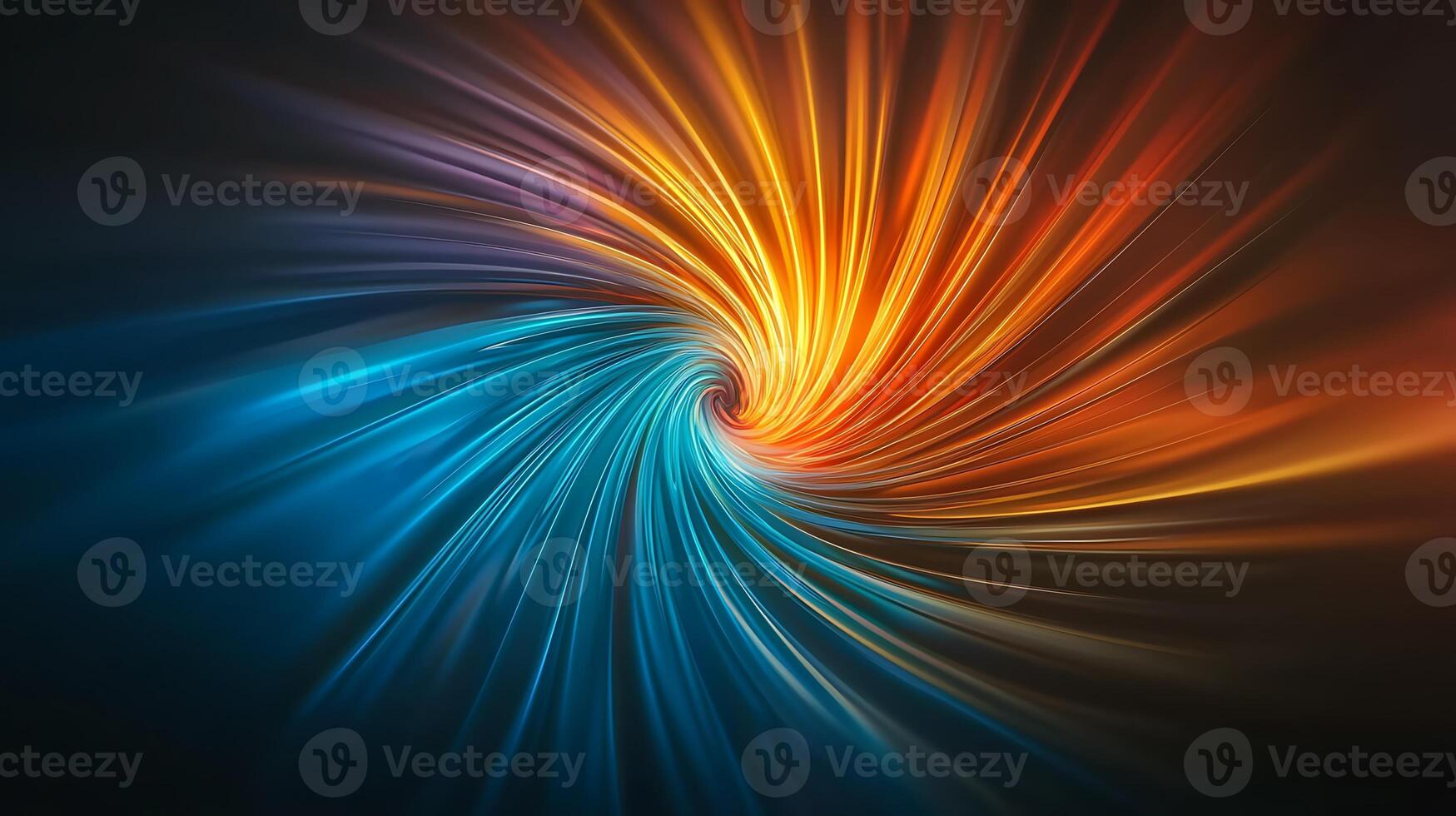 Vibrant swirling colors creating a dynamic abstract pattern, evoking energy and movement photo