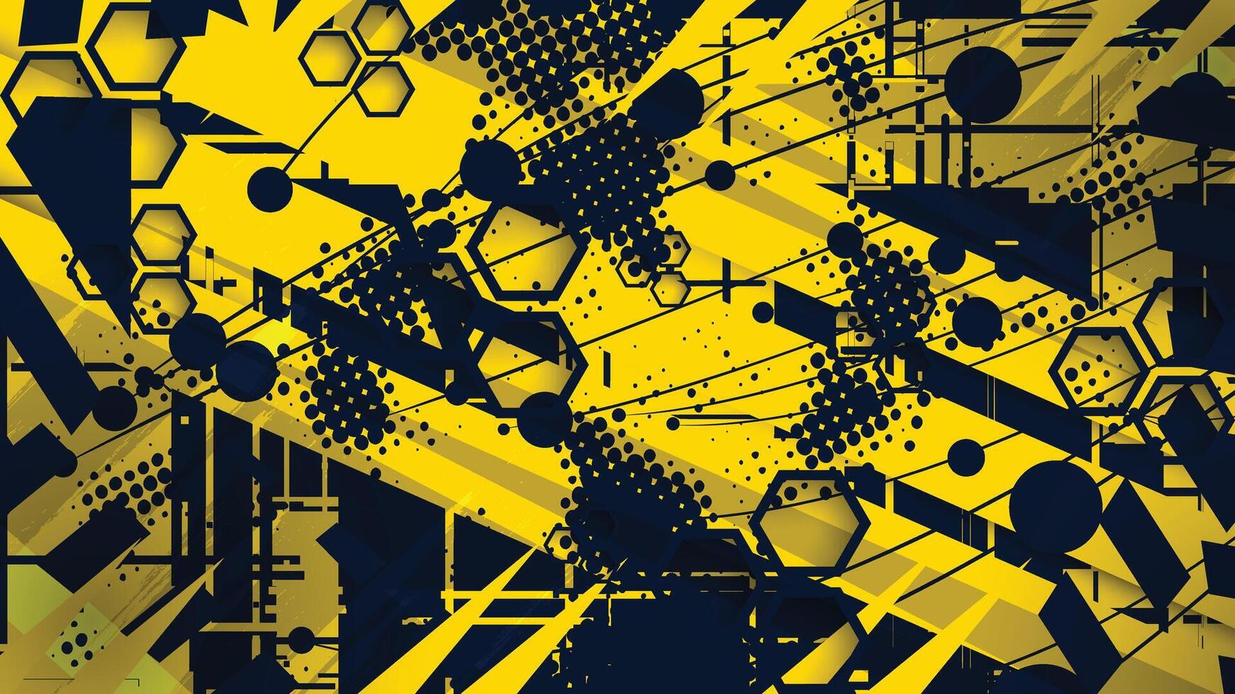 abstract background with geometric shapes and lines vector