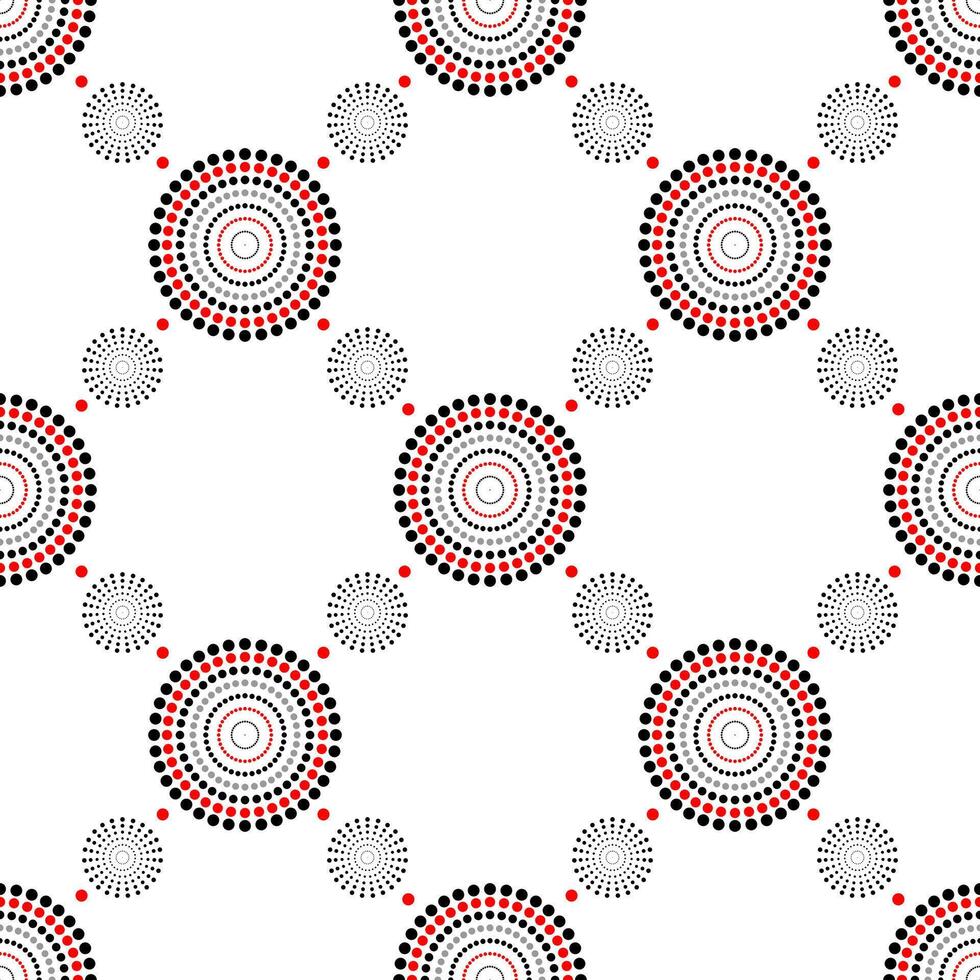 pattern seamless geometric pattern of concentric circles vector