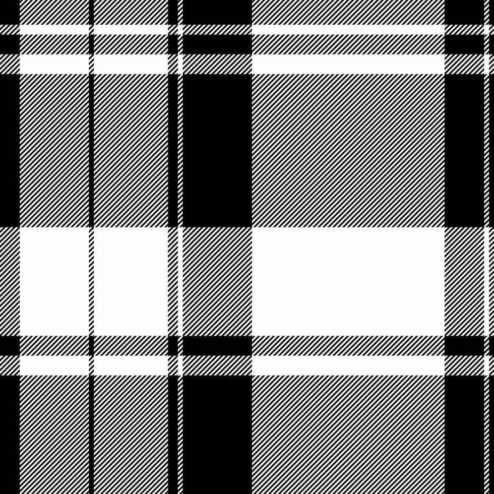 Stylish black and white plaid pattern. Perfect for textile design, website backgrounds, or fashionrelated projects. The crisp lines and contrasting colors create a modern, versatile design. vector
