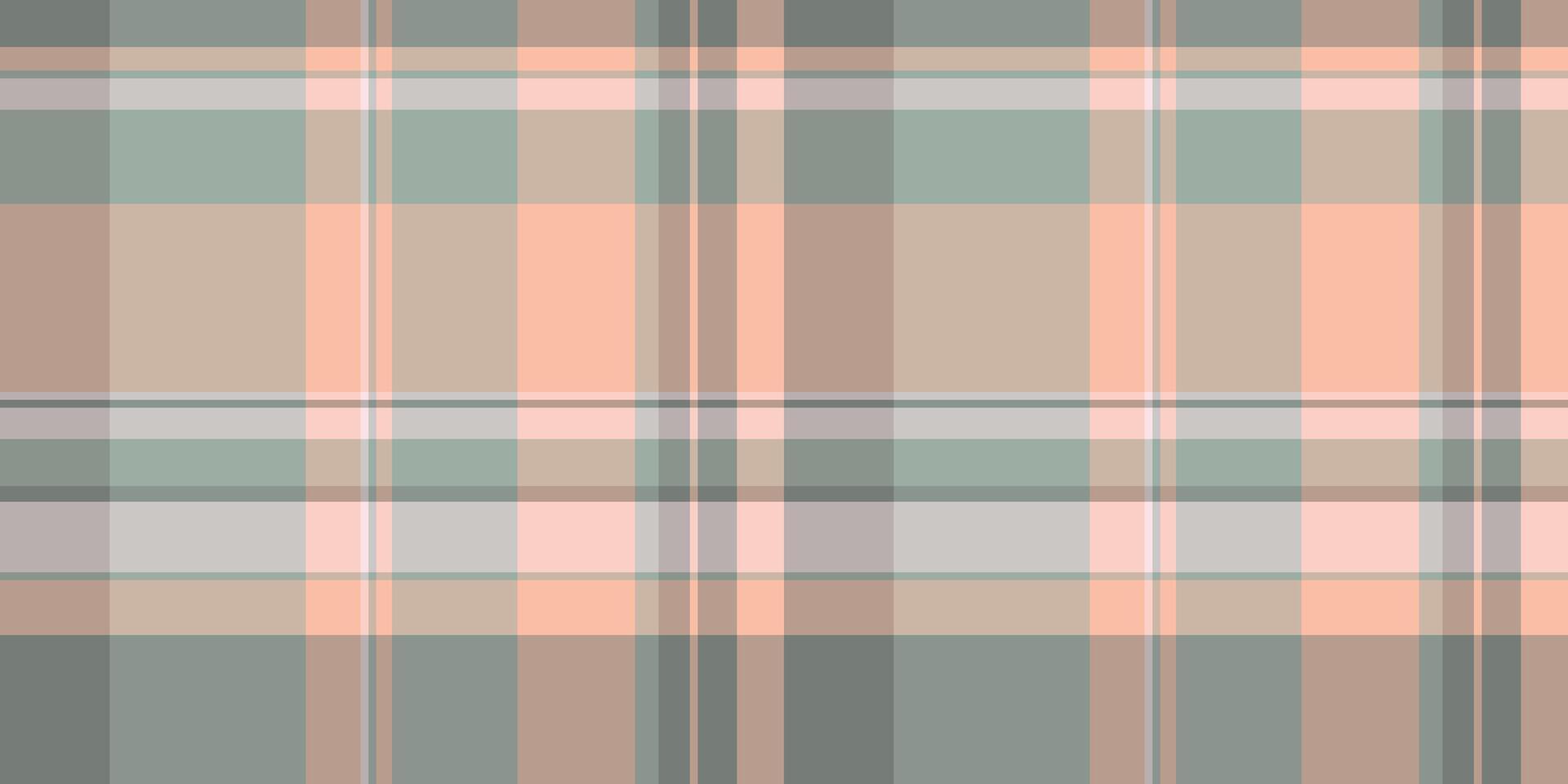 Mesh pattern seamless, good texture fabric tartan. Pixel background check plaid textile in pastel and grey colors. vector