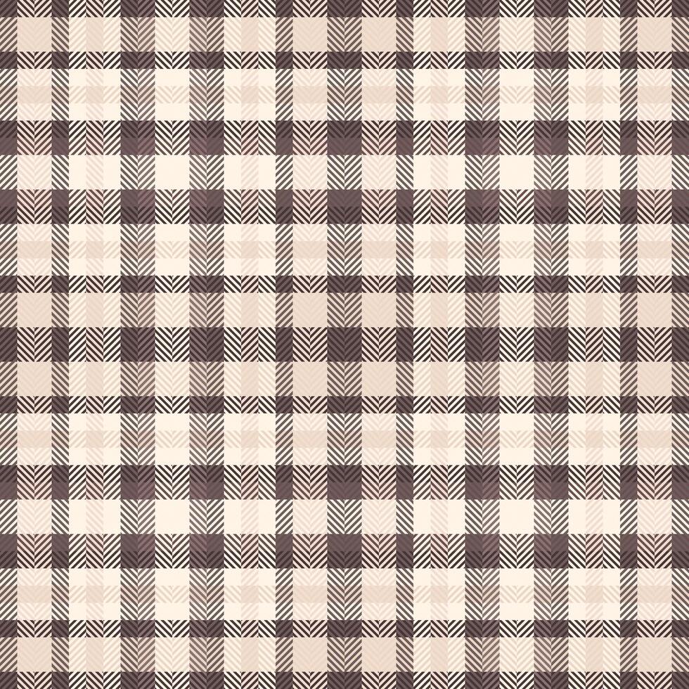 Elegant neutraltoned plaid pattern. Subtle herringbone texture adds depth. Perfect for textile designs, website backgrounds, or stationery. Evokes feelings of warmth and sophistication. vector
