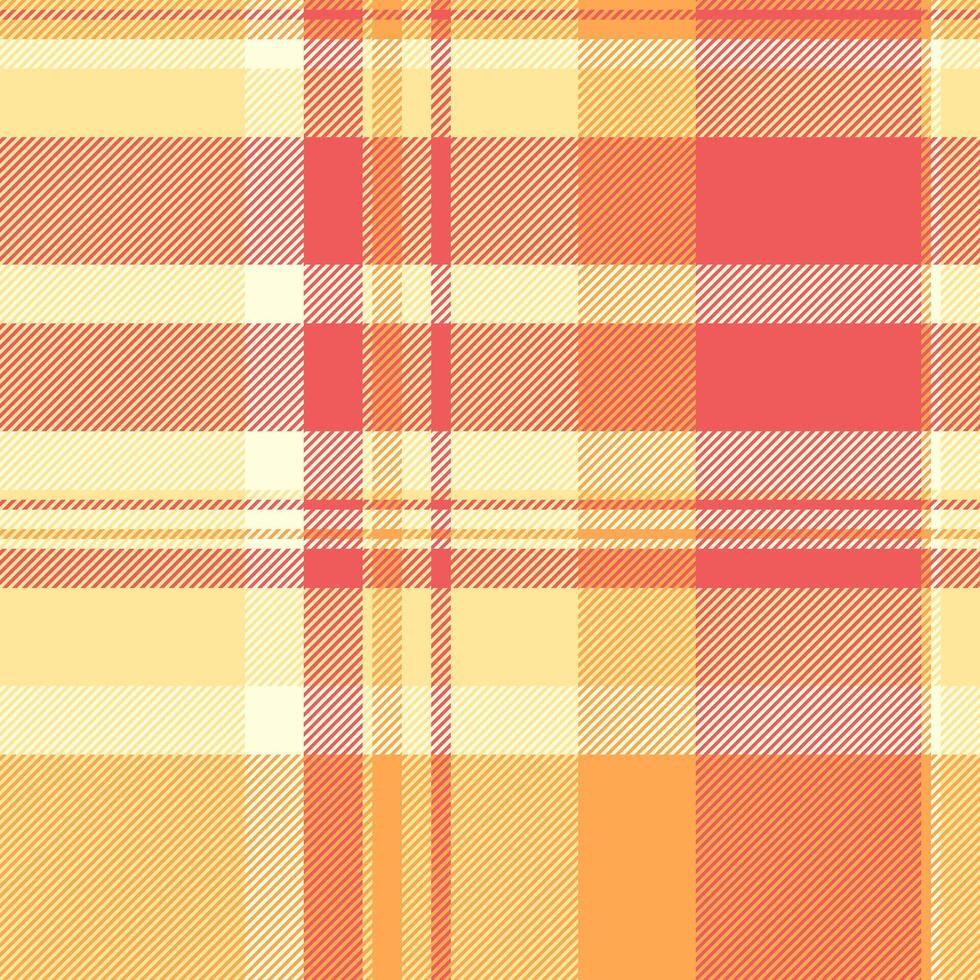 Warm toned plaid pattern with intersecting lines. Versatile backdrop for graphic design, textiles, wallpaper, or digital art projects. Calming and modern aesthetic. vector